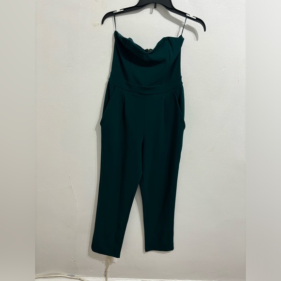 Express - Green Jumpsuit - Picture 1 of 3